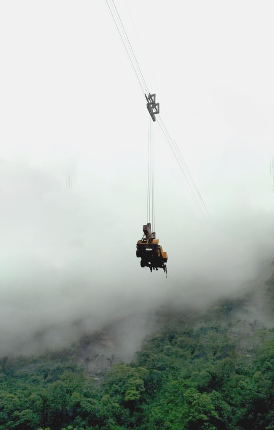 5-ton Bi-Cable Ropeway for a Hydropower project in Himachal Pradesh, India