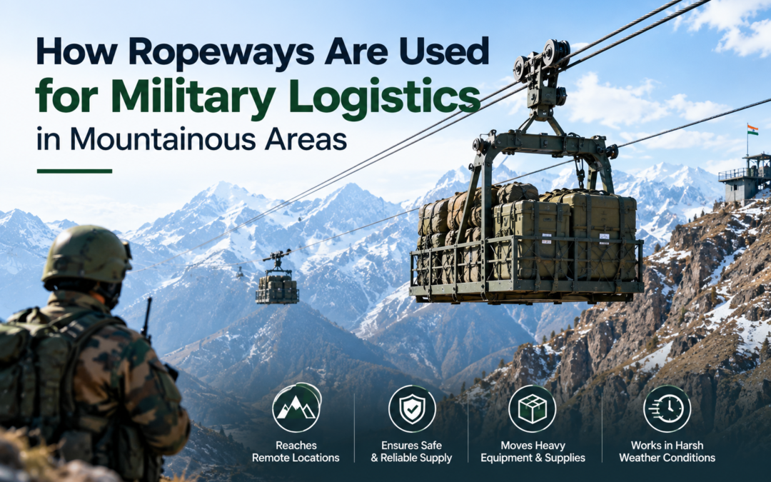 How Ropeways Are Used for Military Logistics in Mountainous Areas – A Brief Guide by M&M Ropeways