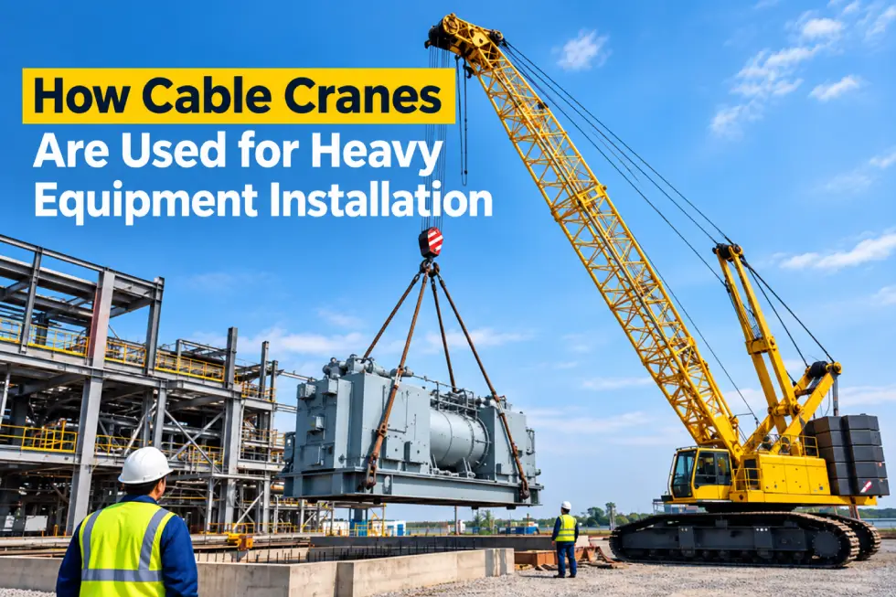 How Cable Cranes Are Used for Heavy Equipment Installation